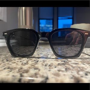 Spitfire Sunglasses—black lenses and frame